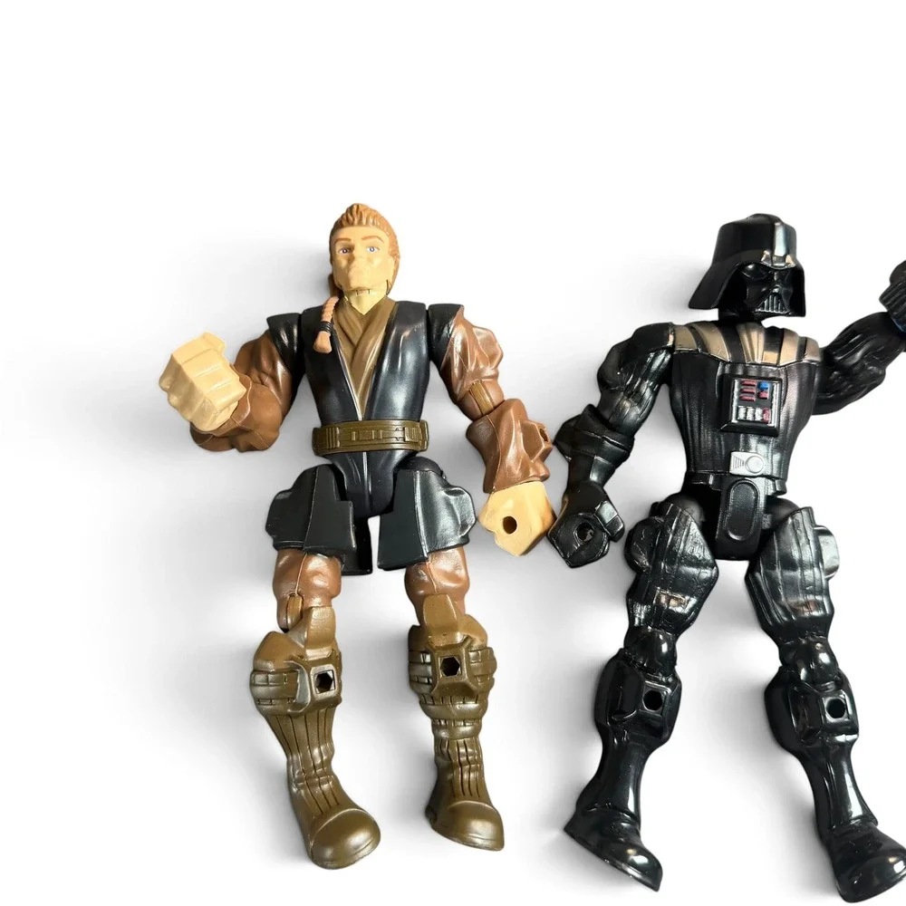 Star Wars Hero Mashers Lot Darth Vader Luke Anakin Skywalker Hasbro Figures